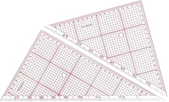 Amazon.co.jp: タカラ 方眼 三角定規 レイアウト用 30cm × 2mm セット